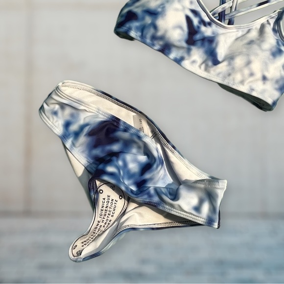 🟢5/$25 3-pc Bathing Suit Tie-dye Blue 8/10 - Picture 13 of 16